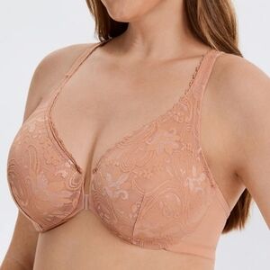 Meleneca. Lace Underwire Bra. Tan. Size 48F. NWT.